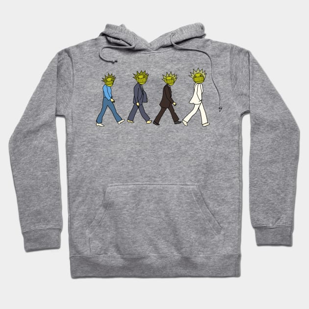 Boognish Beatles - Ween Abbey Road Edition Hoodie by brooklynmpls